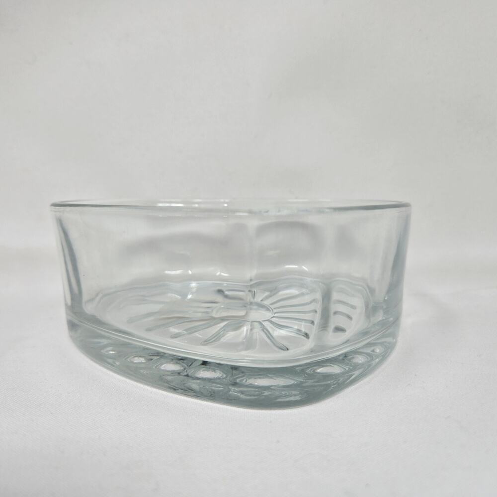 Libbey Clear Heart Shaped Glass Bowl Candy Dish Trinket Valentines 5072-7621 - Picture 10 of 12